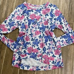 LOFT lightweight sweatshirt with flowers